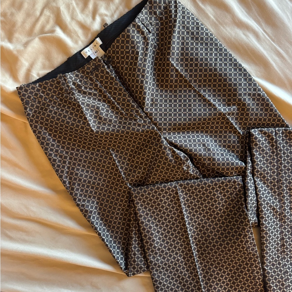 Celine Geometric Patterned Pants